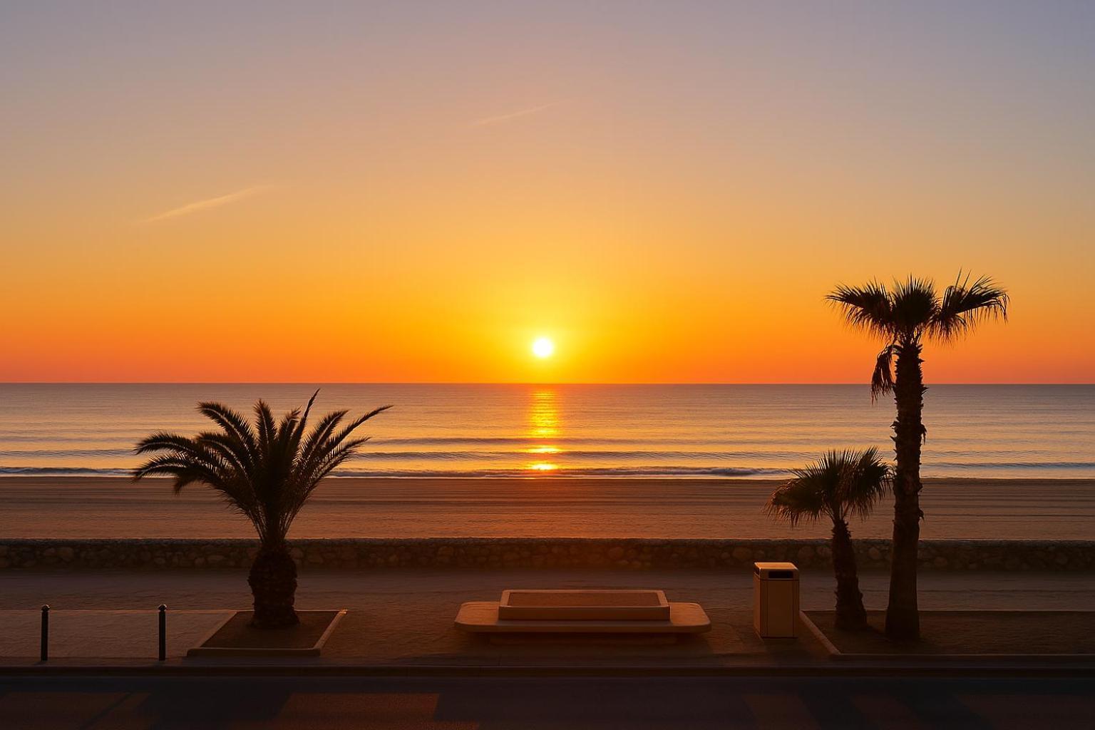 "Plage" Splendide Vue Mer Depuis La Chambre Et Le Salon Cuisine, 20M De La Plage! Canet-en-Roussillon Exterior foto